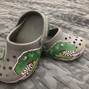 Crocs Dinosaur boys shoes size 8